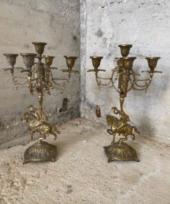 Decorationor Candelabras Candelabros Guerrero Romano 5 brazos