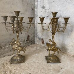 ROMAN WARRIOR CANDELABRA 5 ARMS