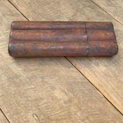 METALLIC CIGAR FLASK