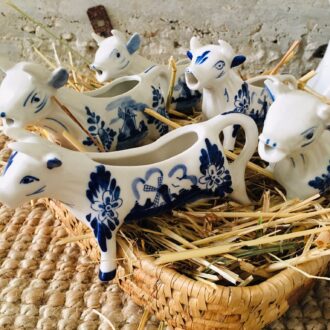 VAQUITAS LECHERAS DE PORCELANA HOLANDESA DELF 11 porcelana vacas3