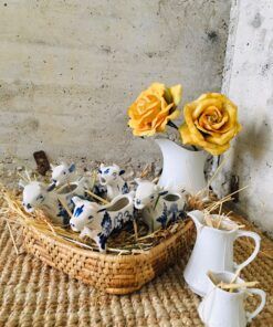 VAQUITAS LECHERAS DE PORCELANA HOLANDESA DELF 10 porcelana vacas4