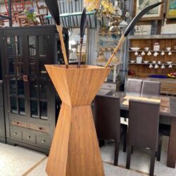 LARGE HAITIAN HOURGLASS VASE