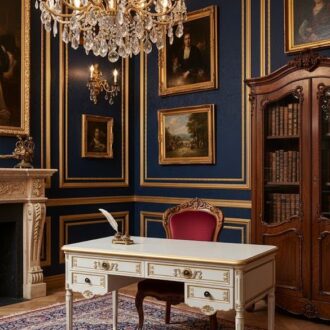 Escritorio Clásico Blanco y Dorado 7 unnamed 68