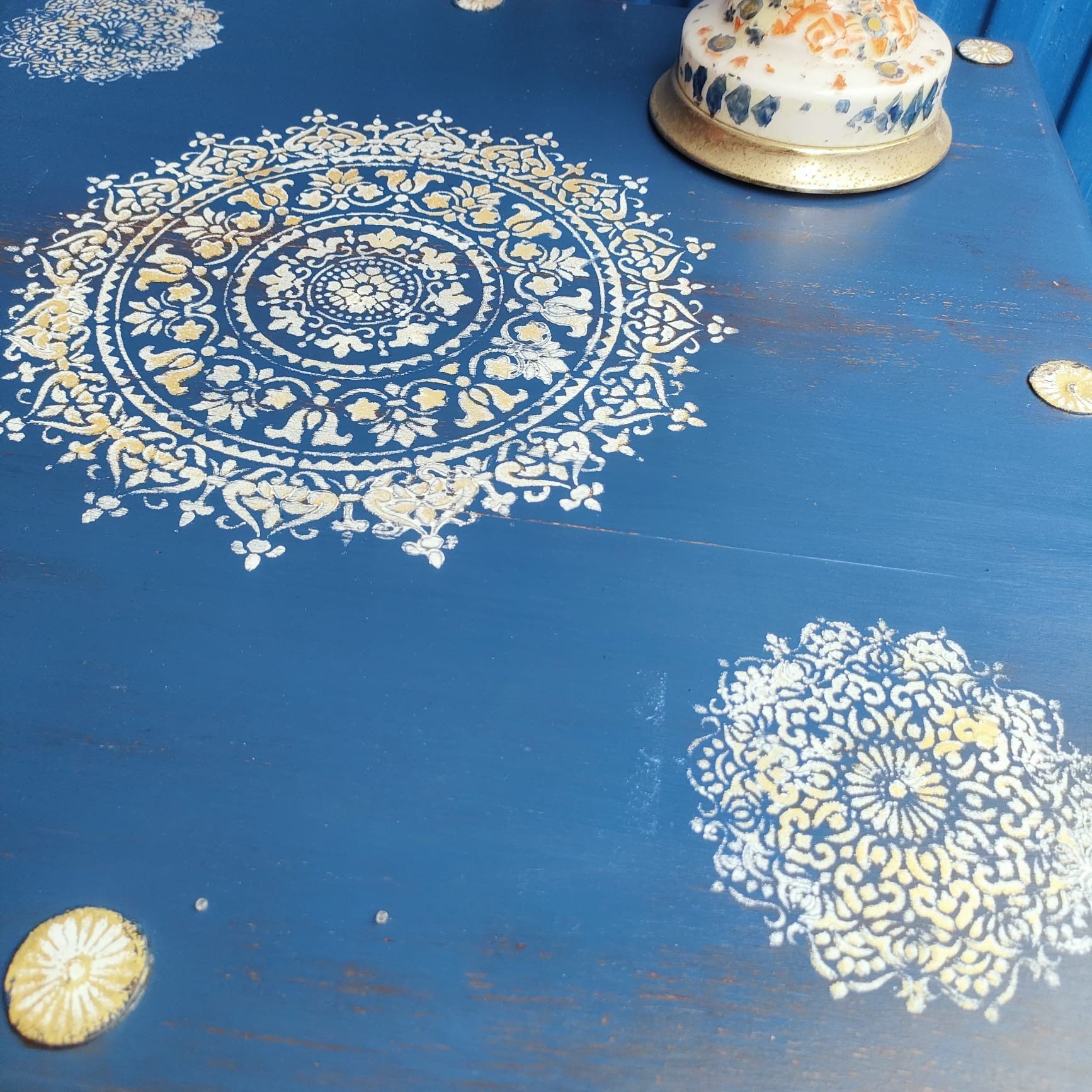 MESITA INDIAN BLUE 2 MESITA INDIAN BLUE - Imagen 2