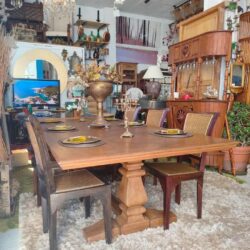 Inicio 34 MESA IMPERIAL BASE DE ROBLE