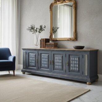 Aparador Bajo de Madera Maciza 9 1000452769