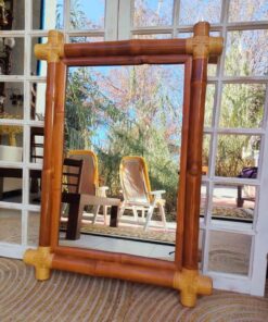 BedroomMBOO MIRROR ESPEJO VINTAGE BAMBU