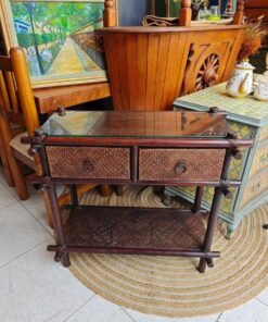 SalonE BAMBOO APPARADOR APARADOR VINTAGE BAMBU
