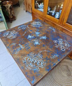 MESA COMEDOR VINTAGE AZUL / NOGAL 7 477066102 1707417146786156 2553975137037942805 n