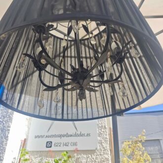 LÁMPARA ARAÑA TELA NEGRA 5 511757333 1850102502515147 2811735571661157840 n