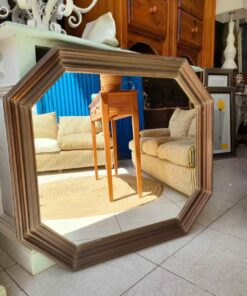 Bedroomass mirror Espejo vintage latón