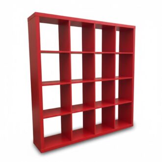 ESTANTERÍA LIBRERÍA ROJA