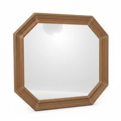 VINTAGE BRASS MIRROR