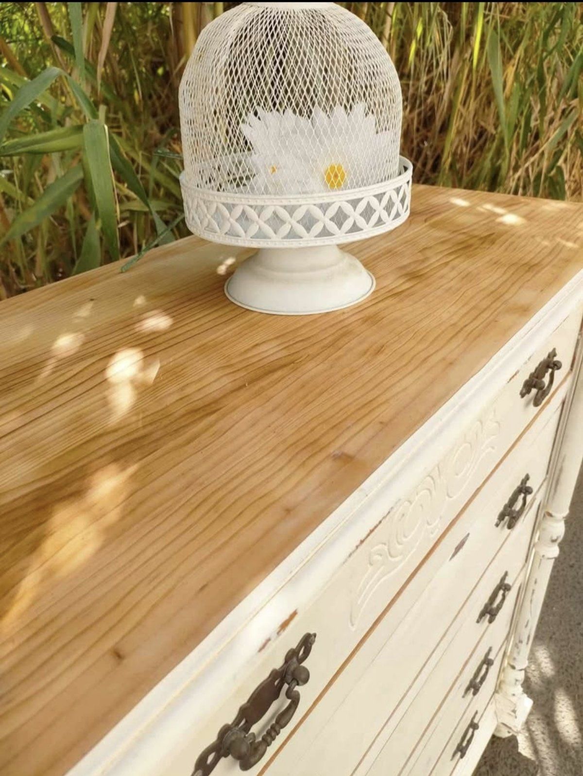 CÓMODA BLANCA SHABBY CHIC 2 CÓMODA BLANCA SHABBY CHIC - Imagen 2