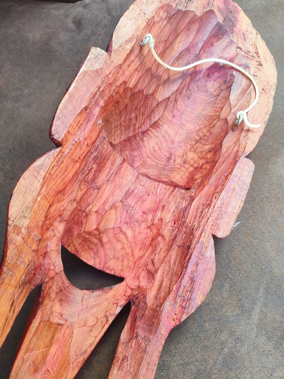 MÁSCARA AFRICANA CAOBA 2 MÁSCARA AFRICANA CAOBA - Imagen 2