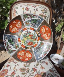 PLATO ARTESANAL CARAMICA TRADICIONAL MARROQUÍ