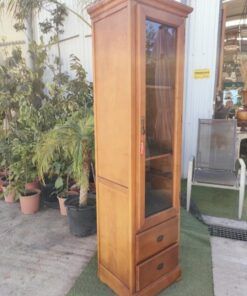 VITRINA ALTA CRISTAL Y MADERA 4 1000418649