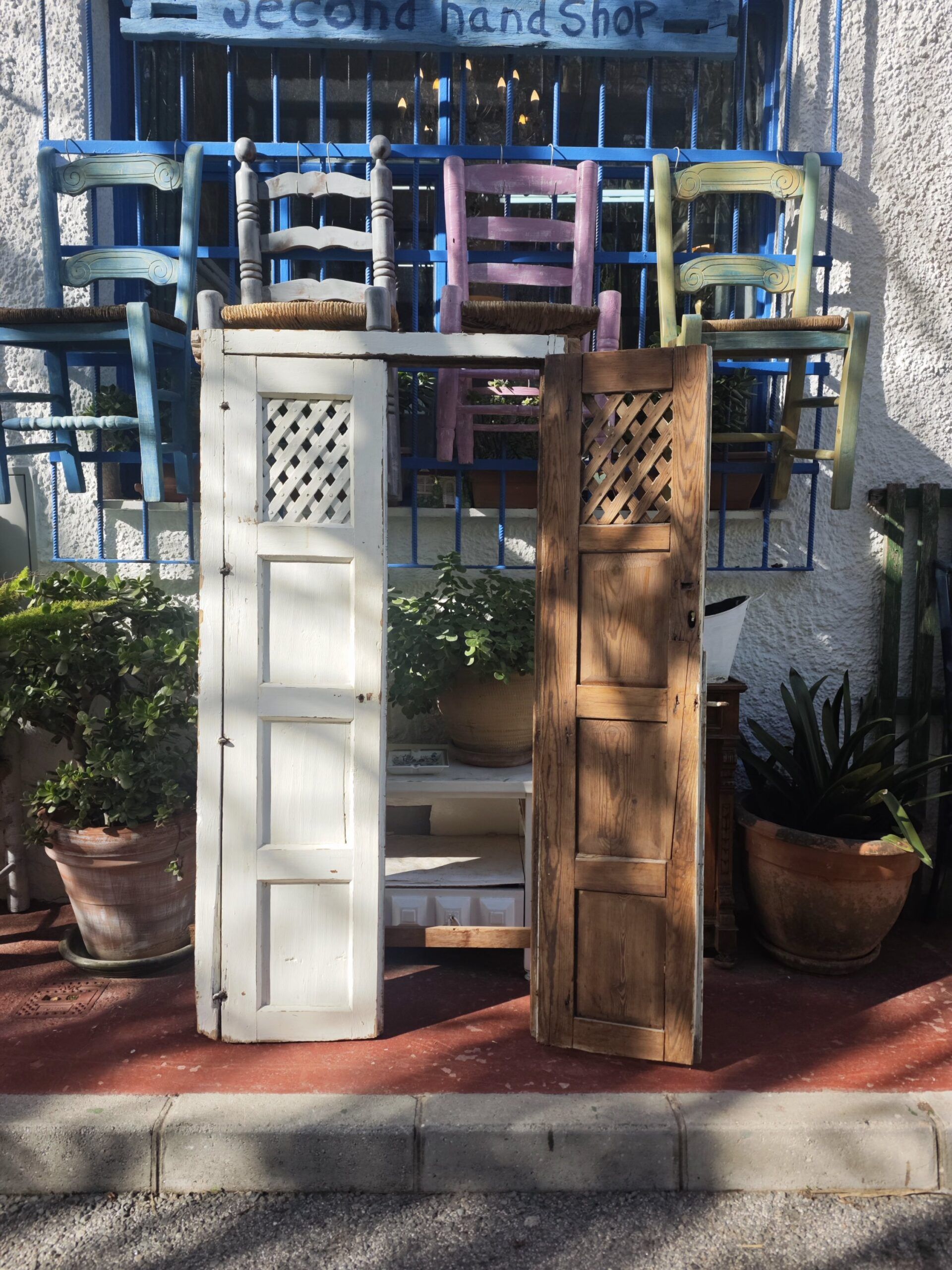 PUERTA ANTIGUA CELOSÍA BLANCA 3 PUERTA ANTIGUA CELOSÍA BLANCA - Imagen 3