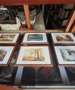 WOODEN PICTURES SET