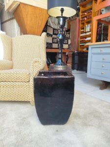 Macetero de Cerámica Negro 3 Macetero de Cerámica Negro - Imagen 3