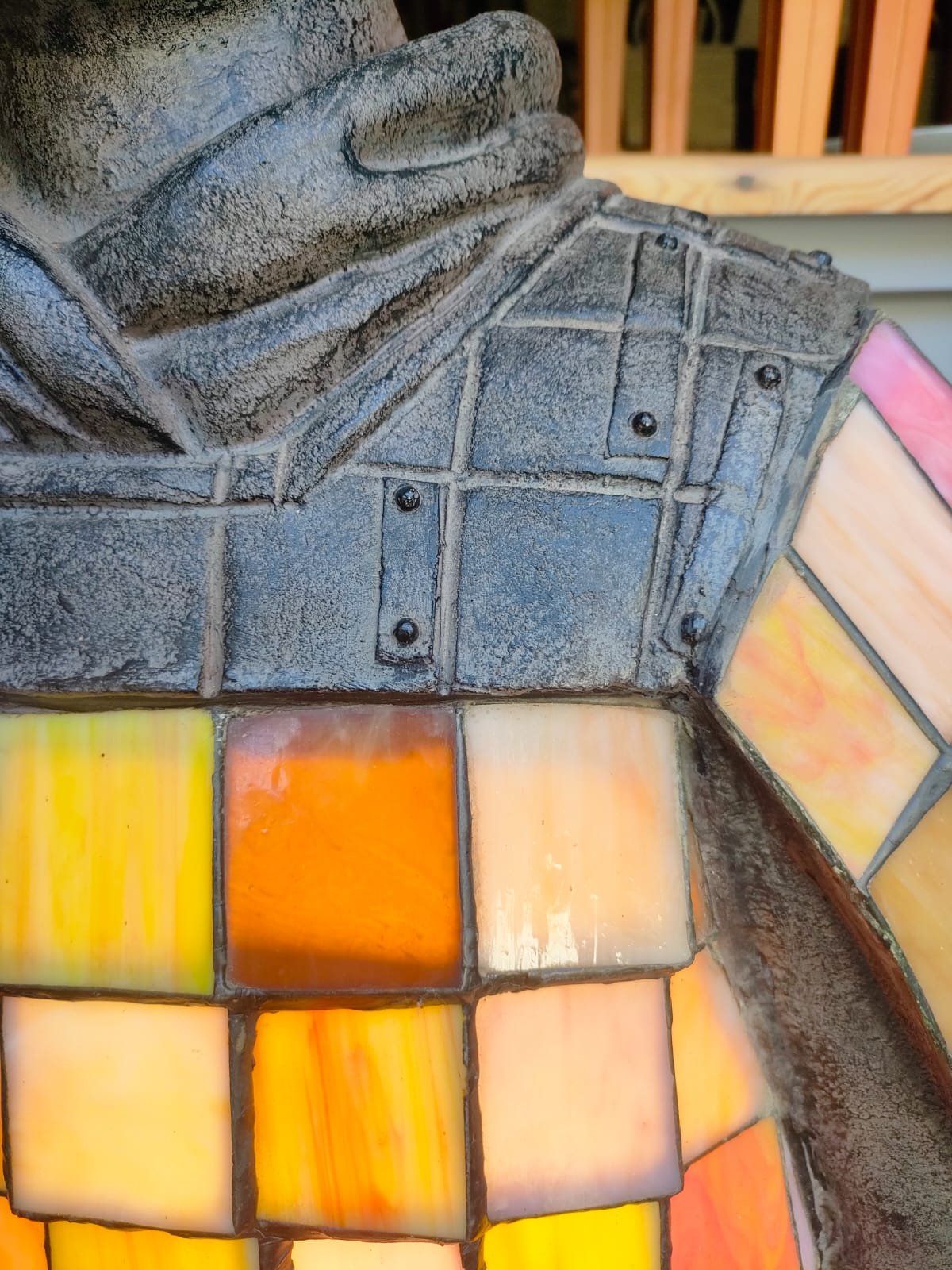 LÁMPARA SAMURAI GUERRERO TIFFANY 4 LÁMPARA SAMURAI GUERRERO TIFFANY - Imagen 4