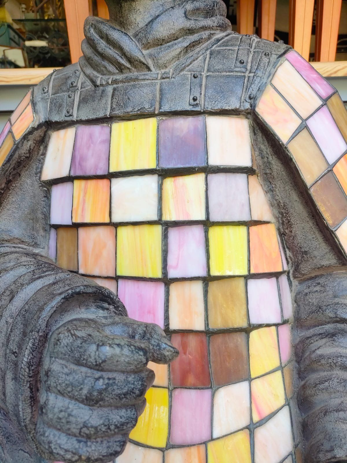 LÁMPARA SAMURAI GUERRERO TIFFANY 2 LÁMPARA SAMURAI GUERRERO TIFFANY - Imagen 2