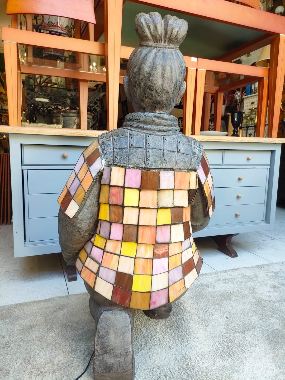 LÁMPARA SAMURAI GUERRERO TIFFANY 3 LÁMPARA SAMURAI GUERRERO TIFFANY - Imagen 3