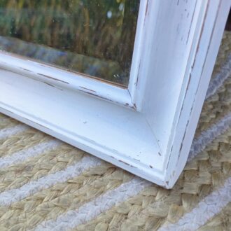 Espejo blanco biselado estilo shabby chic 6 1000423645
