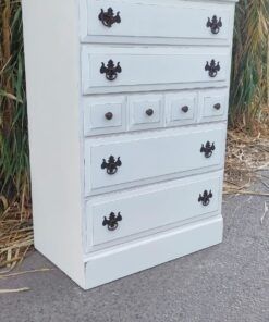 CÓMODA AMERICANA BLANCA SHABBY CHIC