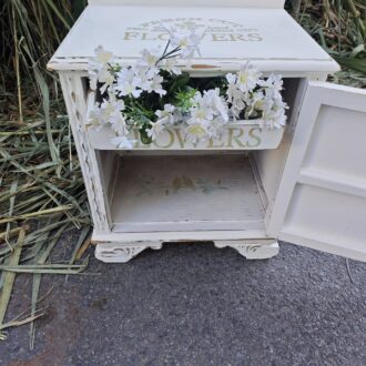 MESITA VINTAGE BLANCA "FLOWERS" 12 1000430965 scaled