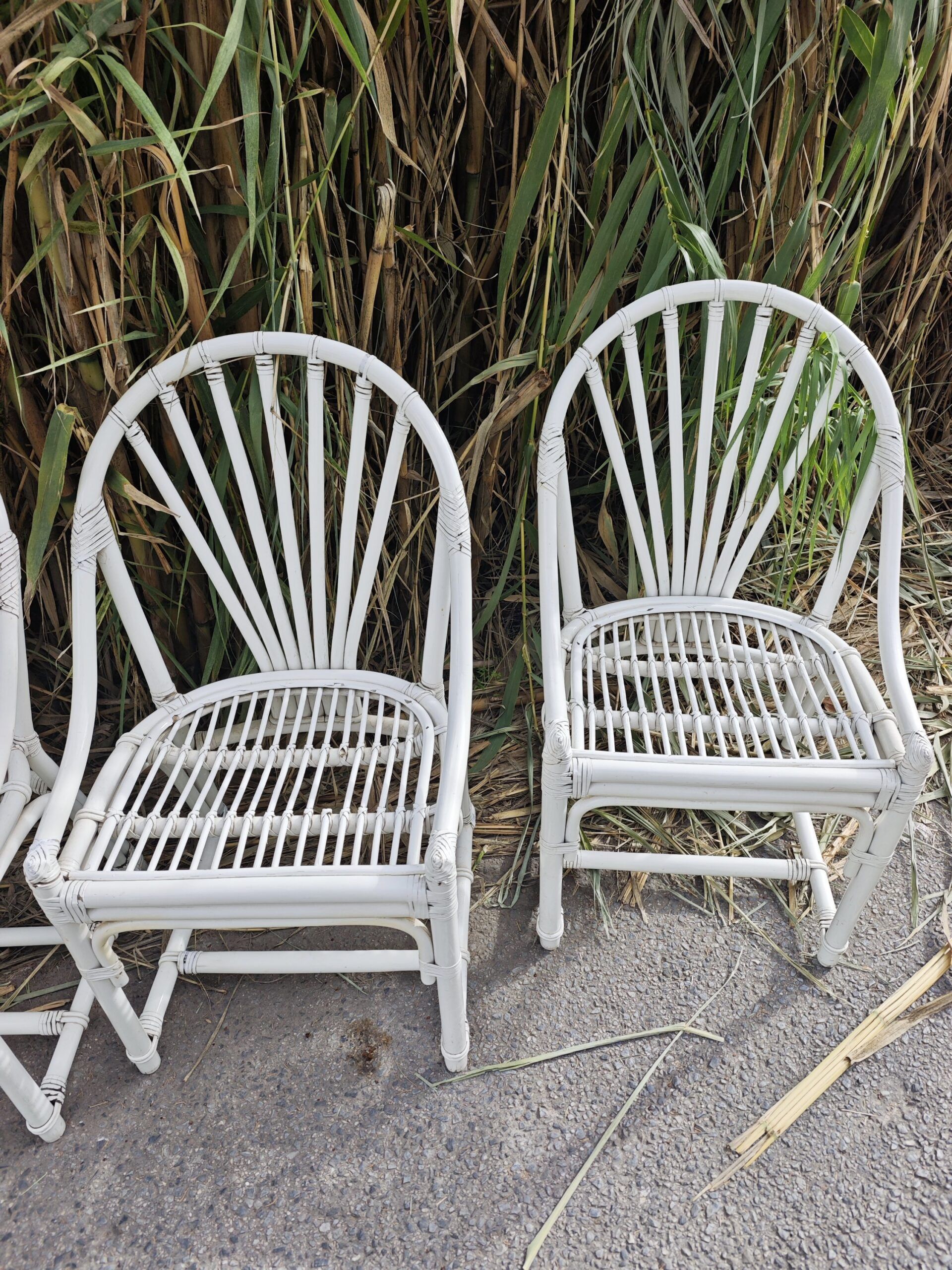 SILLAS VINTAGE BAMBÚ 5 SILLAS VINTAGE BAMBÚ - Imagen 5