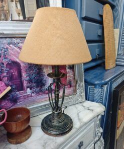 LAMPARA VINTAGE DE METAL Y YUTE 5 1000433484