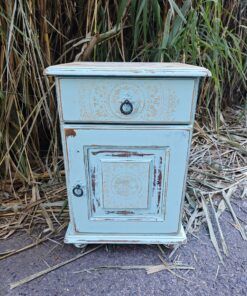 Mesita auxiliar Mandala azul