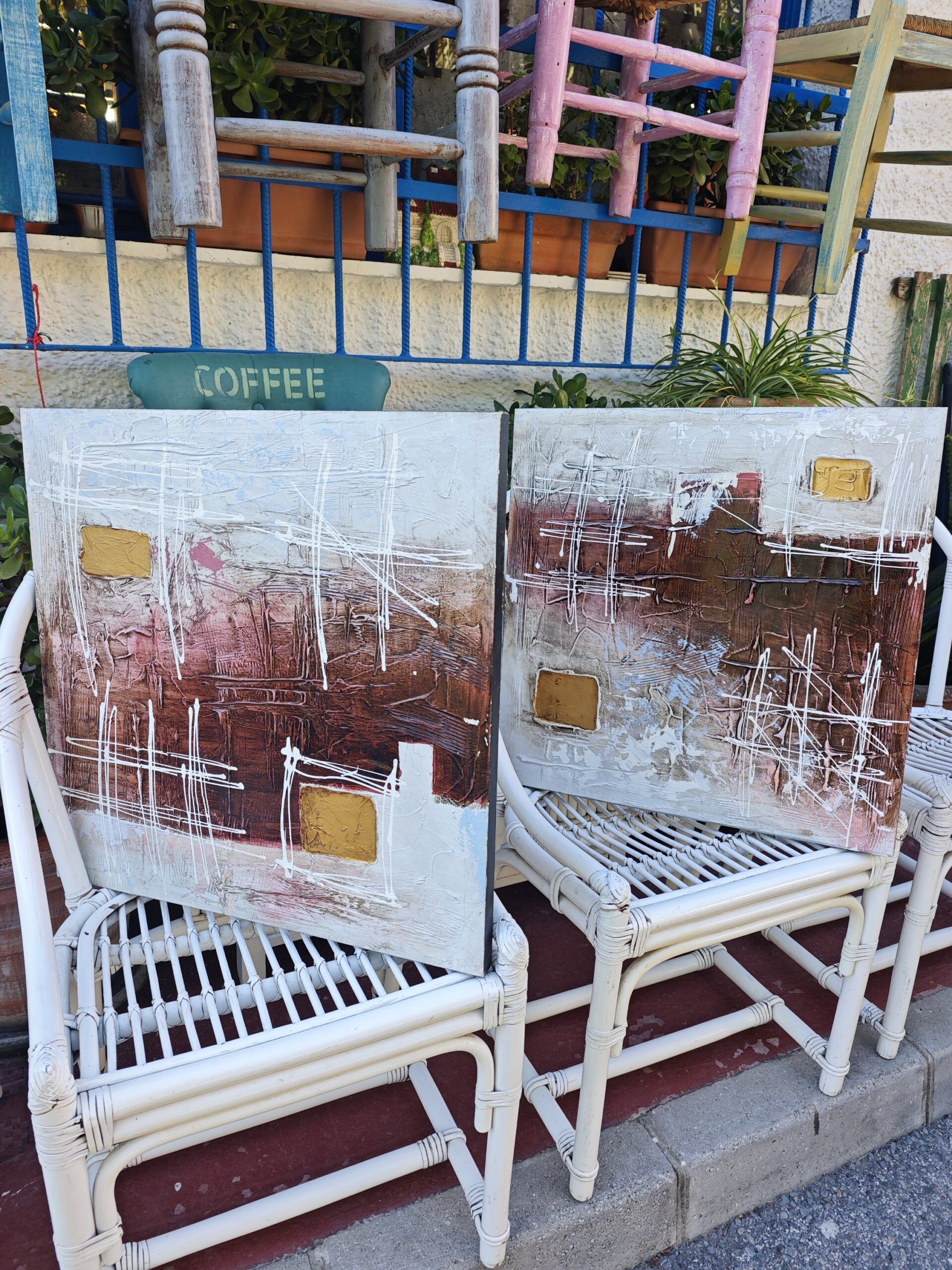 OLEOS ABSTRACTOS 2 OLEOS ABSTRACTOS - Imagen 2