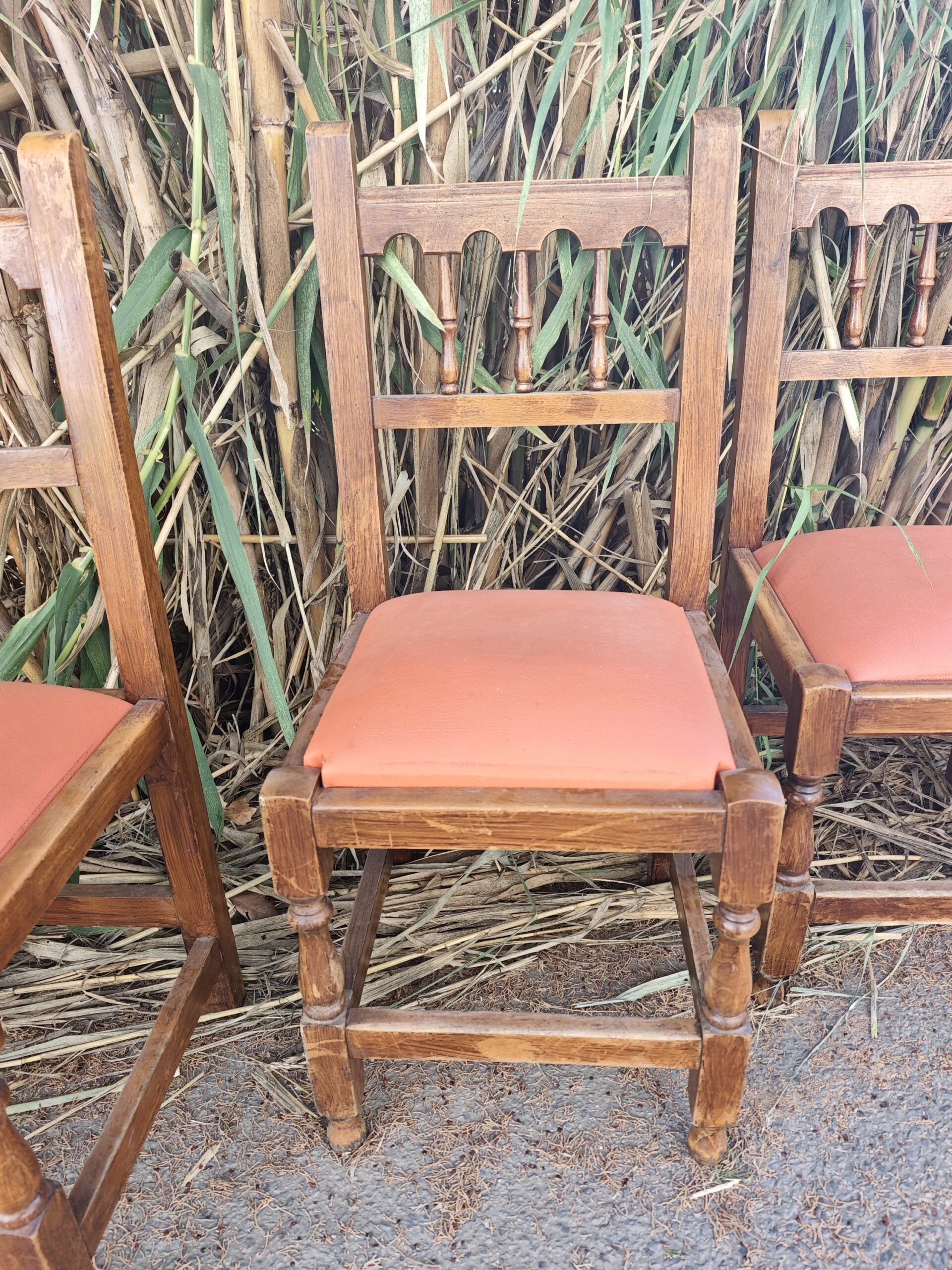 sillas de madera y enea 2 sillas de madera y enea - Imagen 2