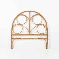 cabecero vintage de bambú