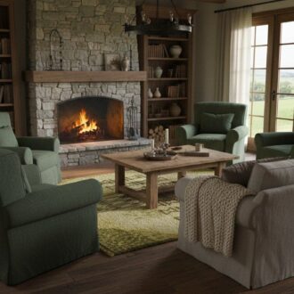 Alfombra Marlene Hoffmann verde 7 1000453443