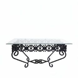 Vintage wrought iron table