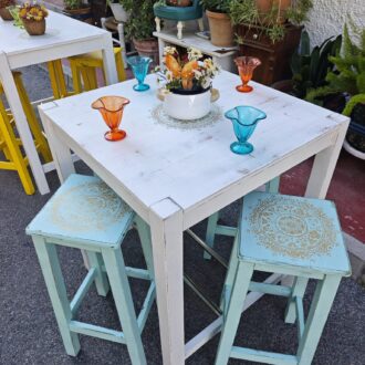 Taburetes alto Mandala azul 8 7439a878 befd 4ed5 84c2 8d07398ebe59