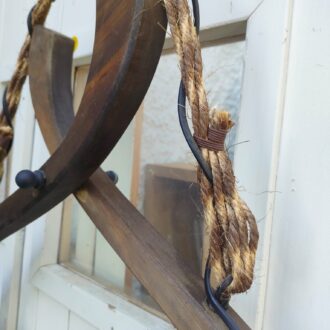 LÁMPARA RÚSTICA ARTESANAL DOBLE 6 LAMPARA RUSTICA DOBLE1