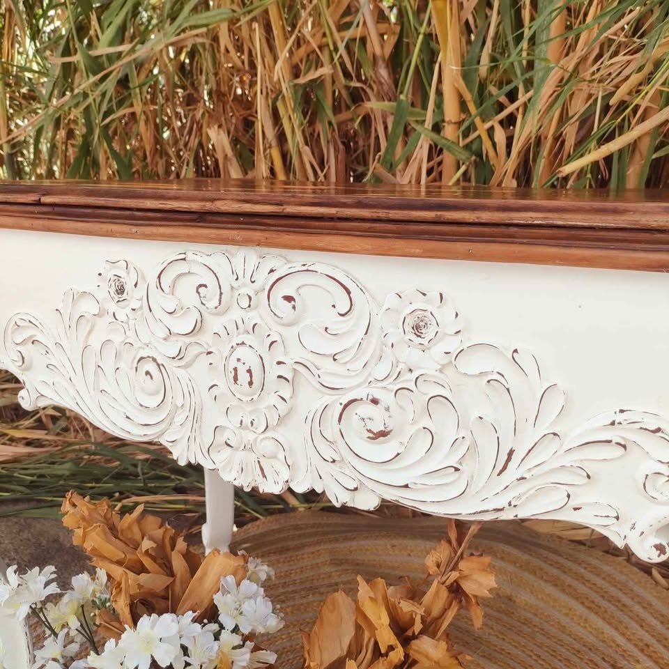 MESA RECIBIDOR VINTAGE SHABBY CHIC 3 MESA RECIBIDOR VINTAGE SHABBY CHIC - Imagen 3