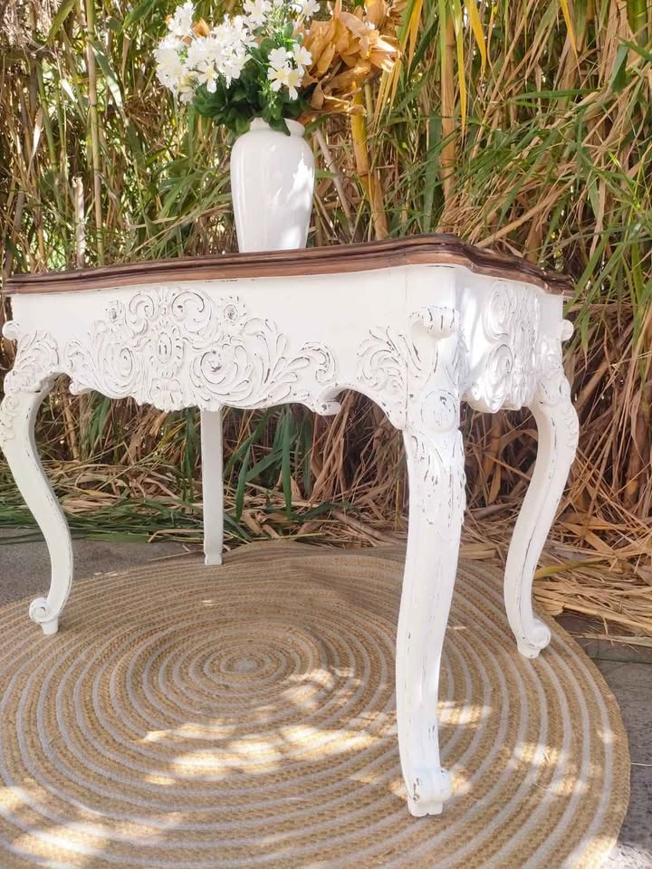 MESA RECIBIDOR VINTAGE SHABBY CHIC 2 MESA RECIBIDOR VINTAGE SHABBY CHIC - Imagen 2