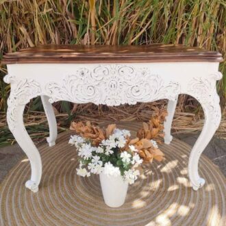 MESA RECIBIDOR VINTAGE SHABBY CHIC 6 MESA RECIBIDOR VINTAGE SHABBY CHIC