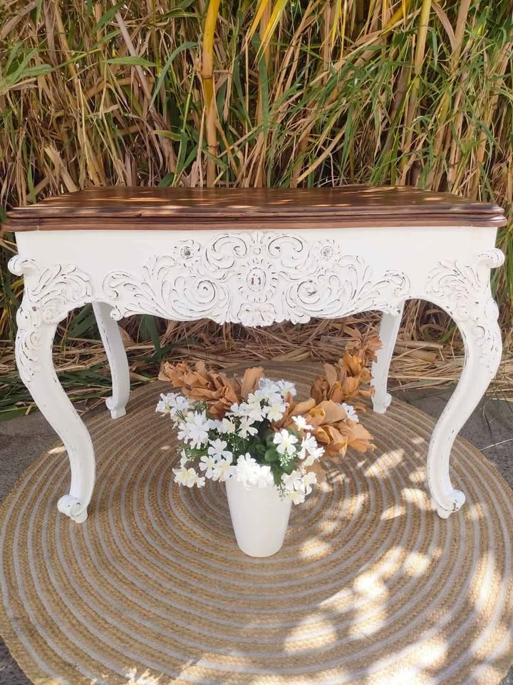 MESA RECIBIDOR VINTAGE SHABBY CHIC 1 MESA RECIBIDOR VINTAGE SHABBY CHIC