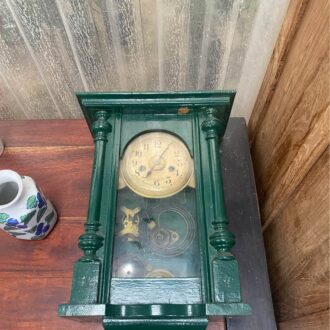 RELOJ ANTIGUO VERDE 5 Reloj antiguo verde