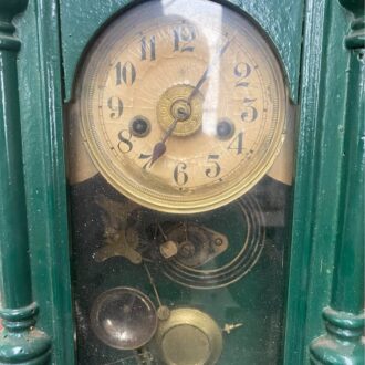 RELOJ ANTIGUO VERDE 6 Reloj antiguo verde2