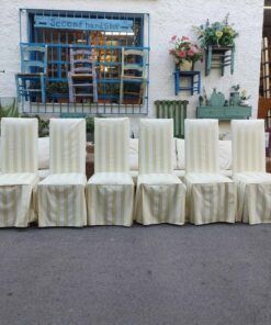 SILLAS ENFUNDABLES VINTAGE SET 6 UNIDADES