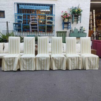 Sillas enfundadas estilo vintage 5 SILLAS ENFUNDABLES VINTAGE