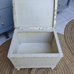 Baúl descalzador vintage tapizado 5 baul descalzador vintage tapizado