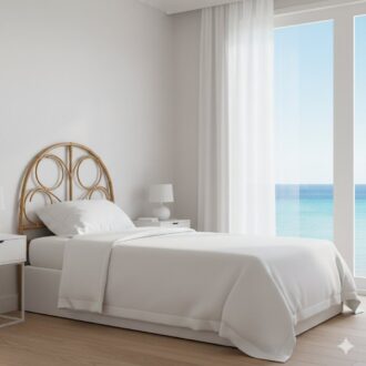 vintage bamboo headboard – photo 2